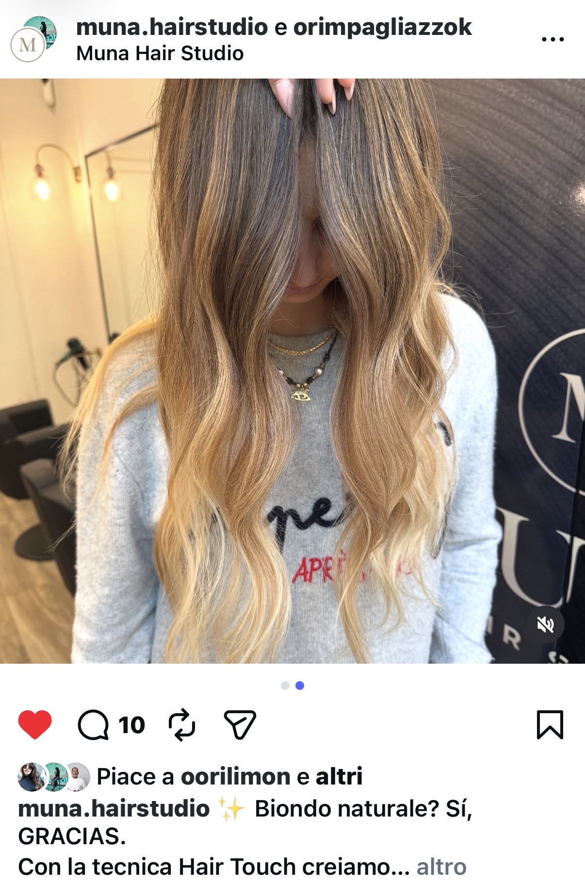 Biondo naturale Hair Touch · Muna Hair Studio